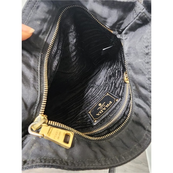 Authentic Prada Tessuto Nylon Crossbody Bag Black - Picture 12 of 13